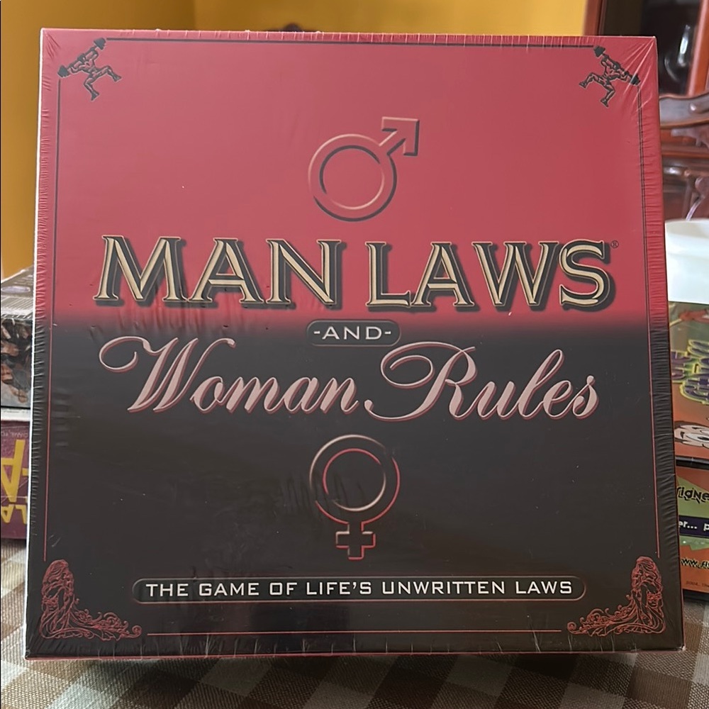 NWT Man Laws and Woman Rules Board Game